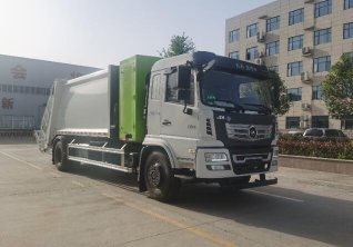 聚尘王牌HNY5180ZYSDNG型压缩式垃圾车